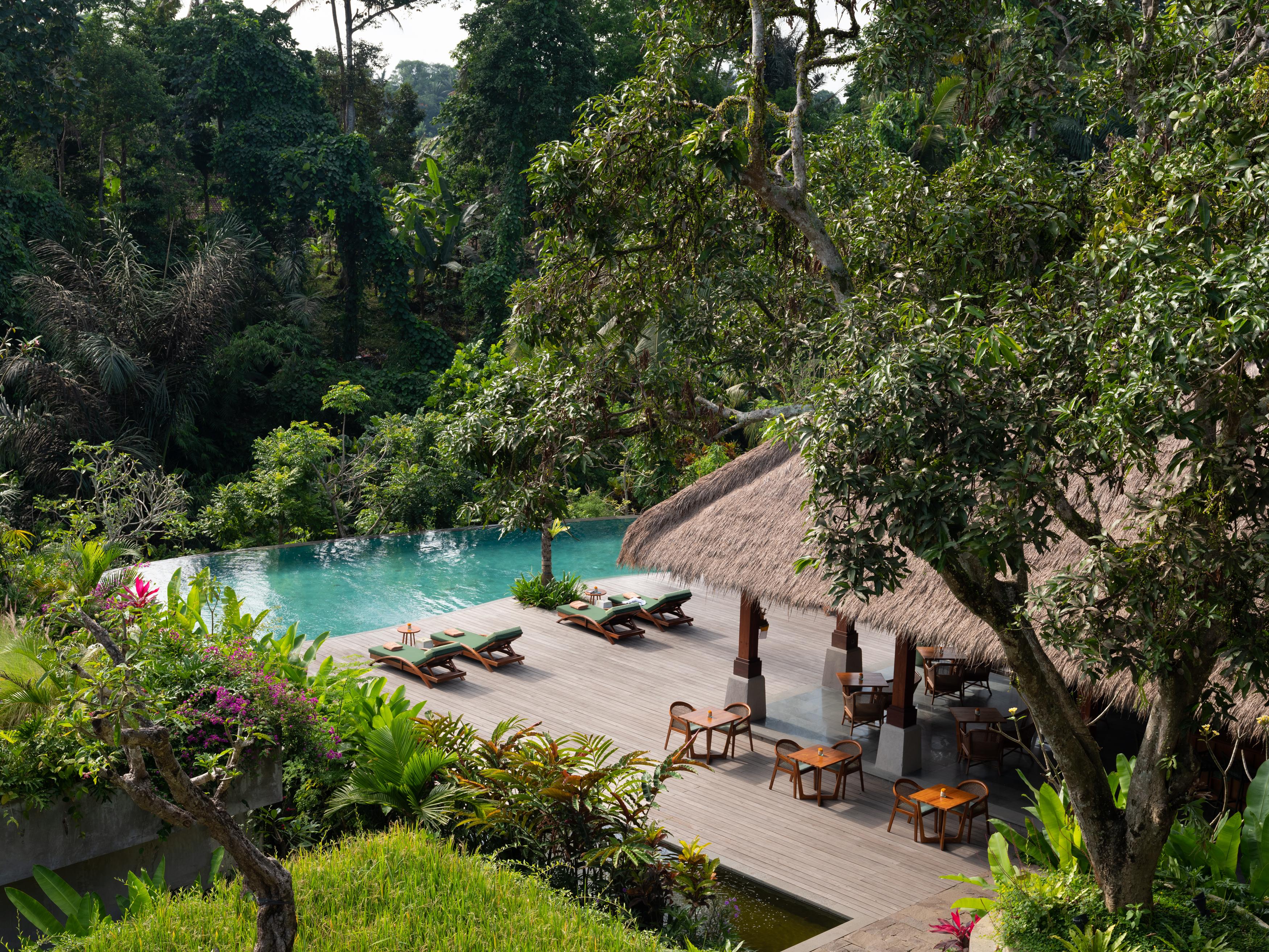 מלון אובוד Adiwana Suweta מראה חיצוני תמונה The swimming pool at the resort